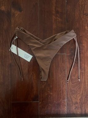 Boutine LA Multie Bikini Bottom in Cocoa Brown Size Medium